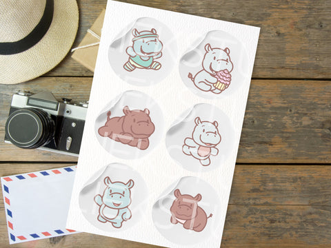 Hippo SVG Design Set SVG HalieKStudio 