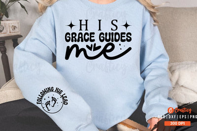 His Grace Guides Me Sleeve SVG Design SVG Designangry 