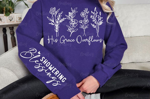 His Grace Overflows Sleeve SVG Design SVG Designangry 
