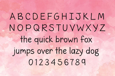 His Heart is Mine Font Misti's Fonts 