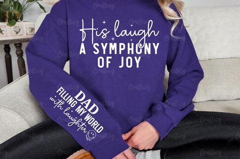 His laugh a symphony of joy Sleeve SVG Design SVG Designangry 