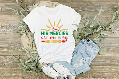 His mercies are new every morning SVG Angelina750 