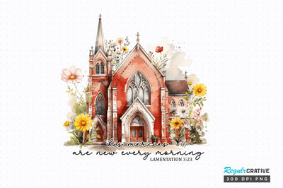 His Mercies Are New Sublimation Design Sublimation Regulrcrative 