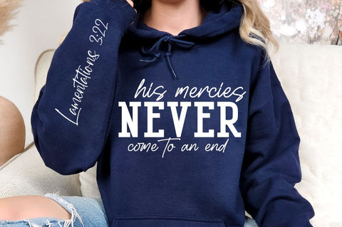 His Mercies Never Come SVG Design SVG Regulrcrative 