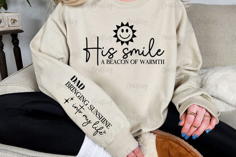 His smile a beacon of warmth Sleeve SVG Design SVG Designangry 