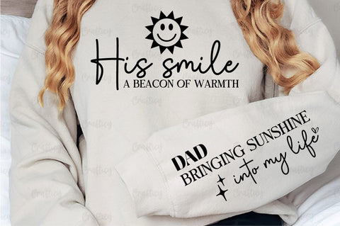 His smile a beacon of warmth Sleeve SVG Design SVG Designangry 