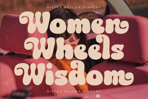 Histea Ballon - Display Vintage Serif Font Letterena Studios 