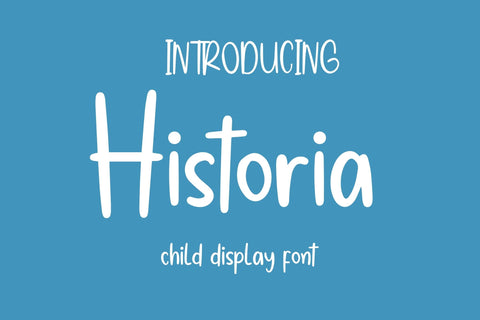 Historia Font LetterdayStudio 