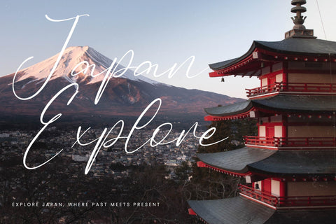 Historic Yukata - Modern Handwritten Font Font Letterena Studios 