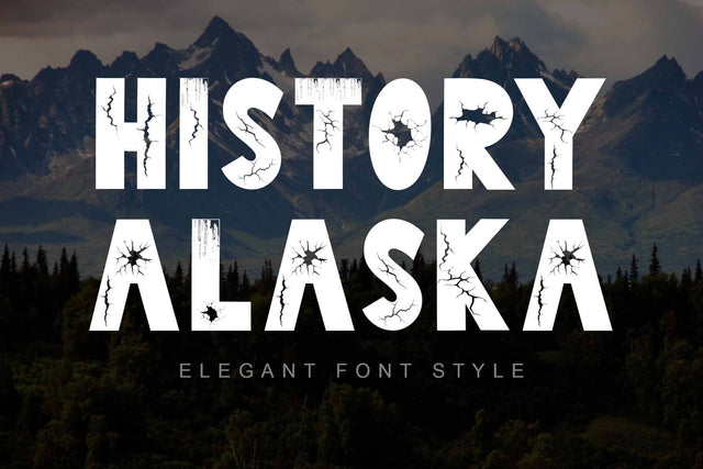 History Alaska Font Prasetya Letter 