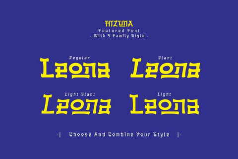 Hizuna - Korean Style Font Font twinletter 