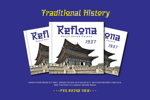 Hizuna - Korean Style Font Font twinletter 