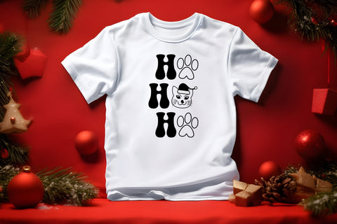 Ho Ho Ho - Christmas Cat SVG Design SVG CraftLabSVG 