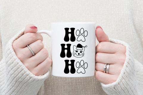 Ho Ho Ho - Christmas Cat SVG Design SVG CraftLabSVG 