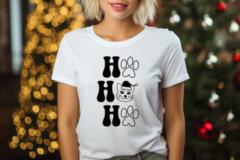 Ho Ho Ho - Christmas Cat SVG Design SVG CraftLabSVG 