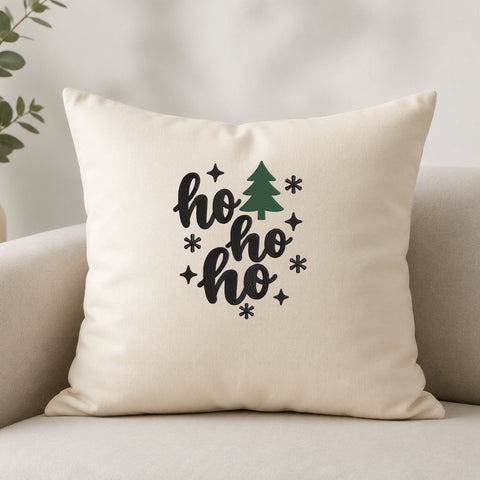 Ho Ho Ho Christmas Embroidery Design – Christmas Tree Holiday Script Machine Embroidery File Embroidery/Applique DESIGNS PatternFeed8 