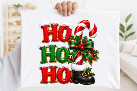 Ho Ho Ho Christmas PNG Sublimation SVGArt 