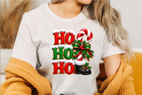 Ho Ho Ho Christmas PNG Sublimation SVGArt 