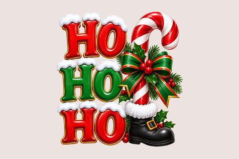 Ho Ho Ho Christmas PNG Sublimation SVGArt 