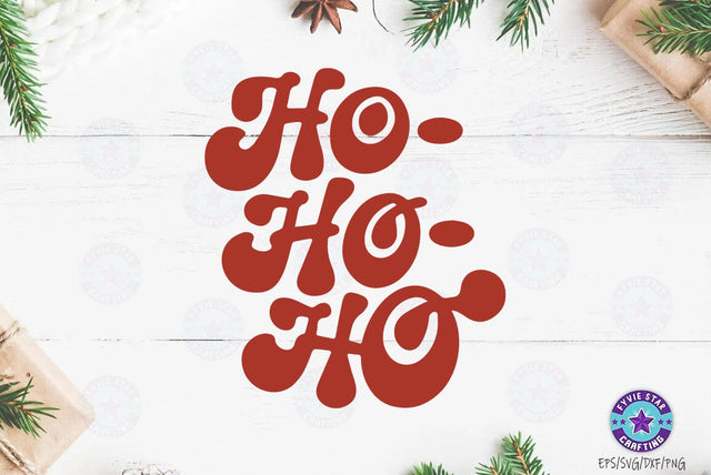 Ho-ho-ho, Christmas Quote SVG Design, Christmas Sublimation T-shirt SVG FiveStarCrafting 