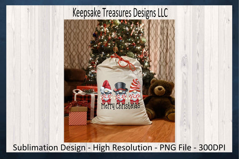 Ho Ho Ho Merry Christmas, Gnome Christmas Sublimation Design, PNG Printable, Gnome Sweatshirt, Digital Download, Christmas Pillow Design Sublimation Keepsake Treasures Designs LLC. 