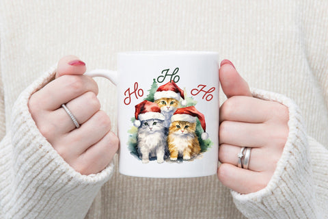 Ho Ho Ho PNG | Christmas Cat Sublimation Sublimation CraftLabSVG 