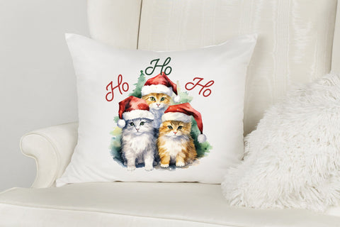 Ho Ho Ho PNG | Christmas Cat Sublimation Sublimation CraftLabSVG 