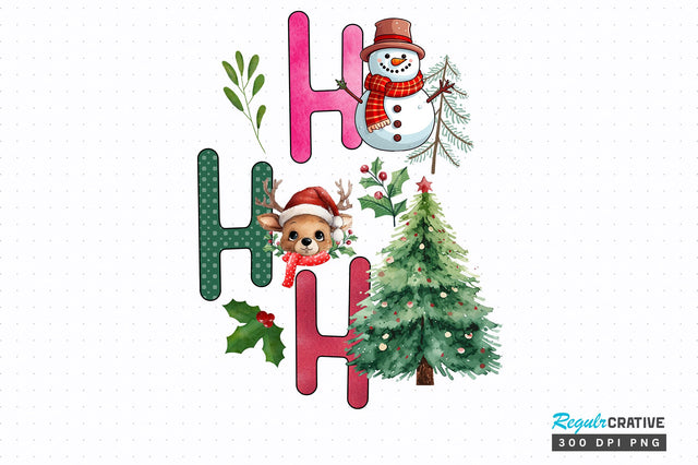 Ho ho ho png design Sublimation Regulrcrative 