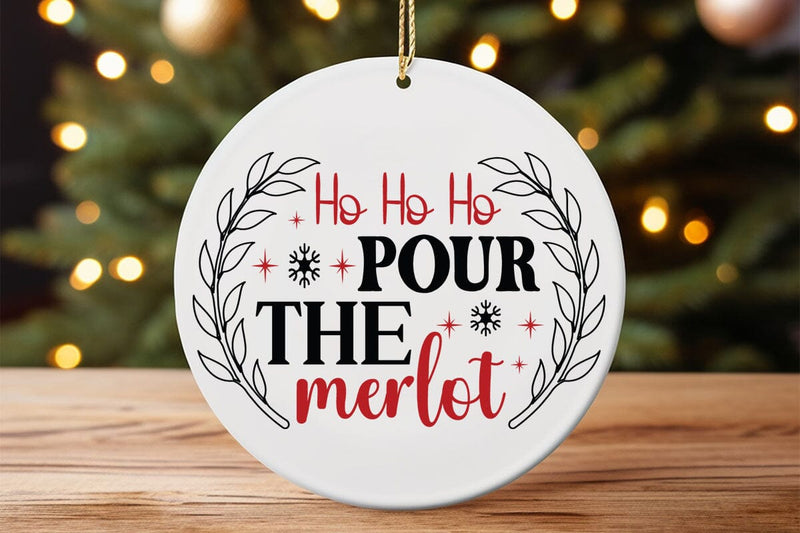 Ho ho ho pour the merlot SVG Angelina750 