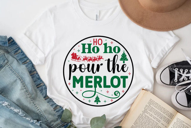 Ho ho ho pour the merlot SVG Angelina750 