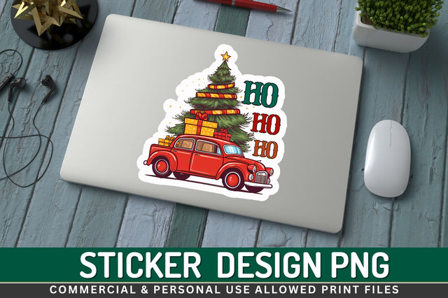 Ho ho ho Sticker Design Sublimation Regulrcrative 