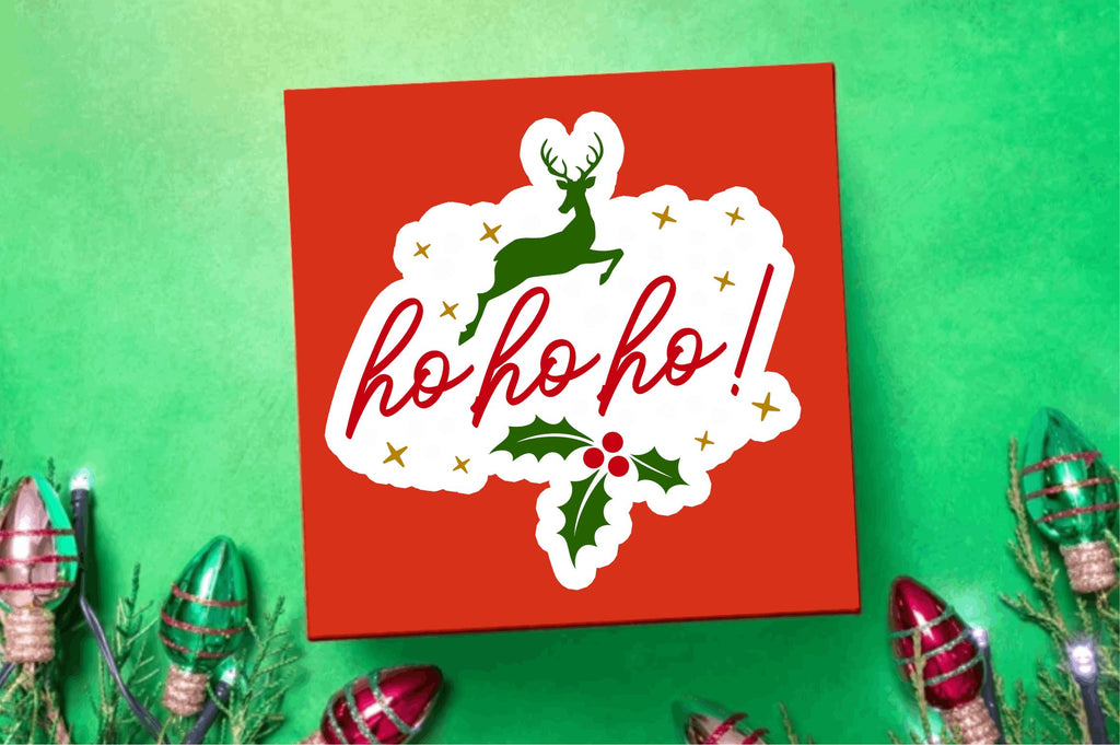 Ho ho ho Stickers Design - So Fontsy