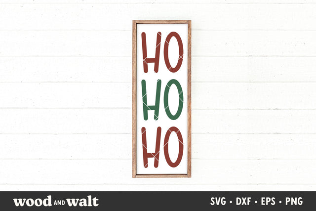 Ho Ho Ho SVG | Farmhouse Christmas SVG SVG Wood And Walt 