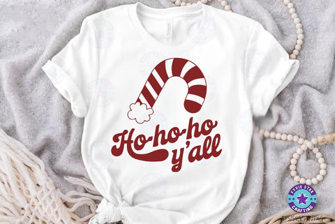 Ho Ho Ho y'all, Christmas SVG Design, Christmas Holidays T-shirt SVG FiveStarCrafting 