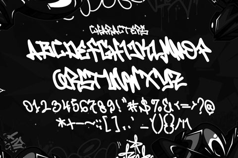 Hoax Vandal - Monoline Graffiti Font Font Mozzatype 