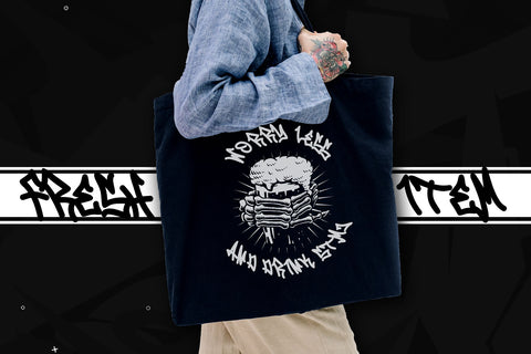 Hoax Vandal - Monoline Graffiti Font Font Mozzatype 