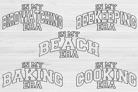 Hobby Svg Png Cut File, In My Era Svg, Camping Svg Files For Cricut, Crochet Svg Bundle Digital Design Gardening Svg For Shirt Sublimation SVG TiffsCraftyCreations 