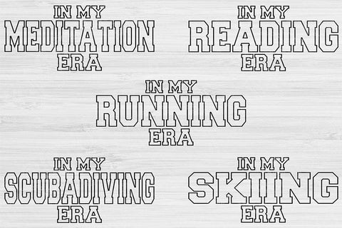 Hobby Svg Png Cut File, In My Era Svg, Camping Svg Files For Cricut, Crochet Svg Bundle Digital Design Gardening Svg For Shirt Sublimation SVG TiffsCraftyCreations 