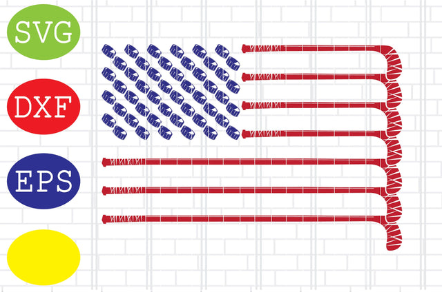 Hockey American Flag Svg, Ice Hockey Svg, Hockey SticksSvg, Winter Sport Svg, Jpg, Eps, Dxf Files SVG DigitalSvgFiles 