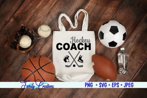 Hockey Coach SVG Family Creations 