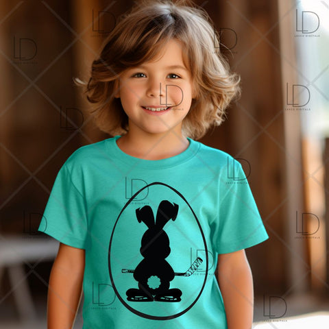 Hockey Easter Bundle Bunny With Skates And Ice Hockey Stick PNG/SVG Instant Download Easy Cut File Sublimation Hoodie Crew Neck Mug Tumbler Sticker Tshirt Image SVG Lexco Digitals 