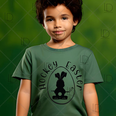 Hockey Easter Bunny With Skates And Ice Hockey Stick PNG/SVG Instant Download Easy Cut File Sublimation Hoodie Crew Neck Mug Tumbler Sticker Tshirt Image SVG Lexco Digitals 