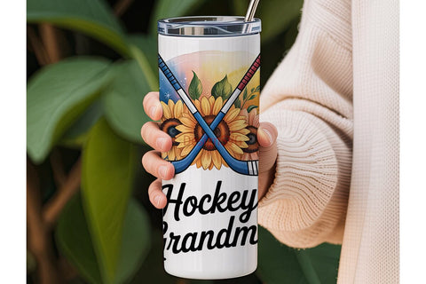 Hockey Grandma 20oz Tumbler Wrap Sublimation DesignSVG 
