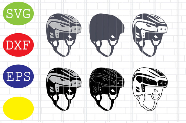 Hockey Helmet Svg, Ice Hockey Svg, Hockey SticksSvg, Winter Sport Svg, Jpg, Eps, Dxf Files SVG DigitalSvgFiles 