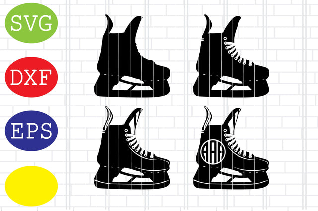 Hockey Ice Skates Svg, Ice Hockey Svg, Hockey SticksSvg, Winter Sport Svg, Jpg, Eps, Dxf Files SVG DigitalSvgFiles 