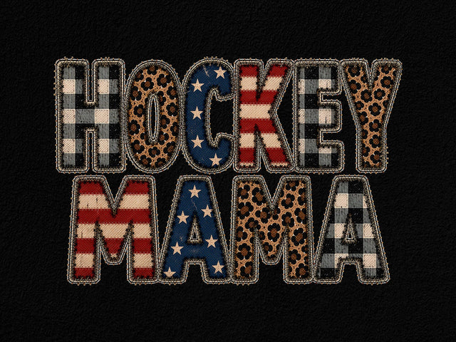 Hockey Mama PNG Patriotic Sports Art SVG artprintfile 