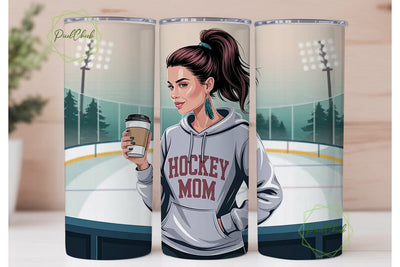 Hockey Mom 20oz Tumbler Design Sublimation PixelChick 