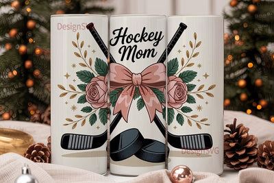 Hockey Mom 20oz Tumbler Wrap Sublimation DesignSVG 