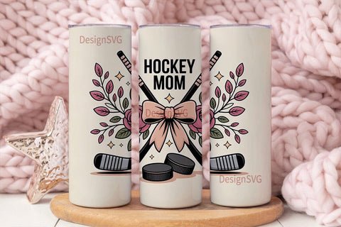 Hockey Mom 20oz Tumbler Wrap Sublimation DesignSVG 