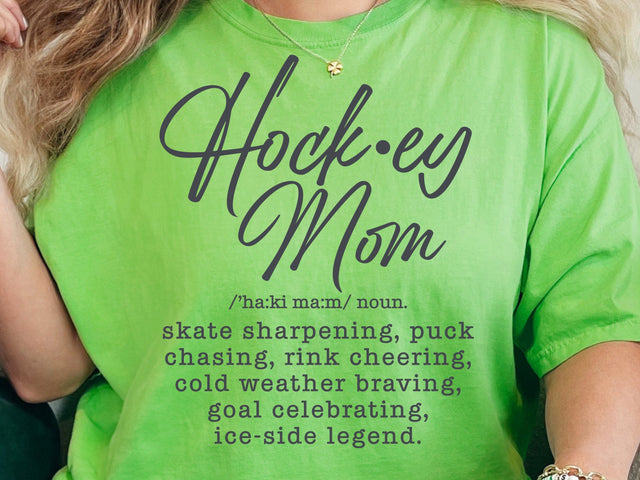 Hockey Mom Definition Svg, Hockey Shirt Svg, Hockey Season Svg, Mom Life Svg, Sports Mom Svg SVG DesignDestine 